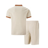 Polo-Set - Waffle-Stoff