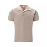 Polohemd - Entspanntes Jacquard-Muster