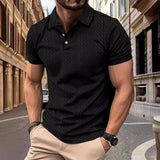 Polohemd - Entspanntes Jacquard-Muster