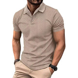 Polohemd - Entspanntes Jacquard-Muster