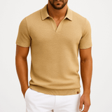 Polo-Shirt aus Polyester - Strukturiert