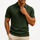 Polohemd aus Polyester - Texturiert