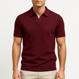 Polo-Shirt aus Polyester - Strukturiert