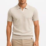 Polo-Shirt aus Polyester - Texturiert