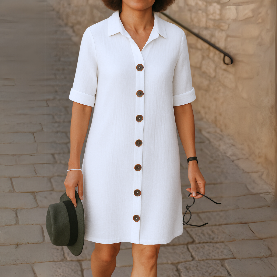 Ria™ | Elegantna duga haljina košulja