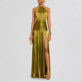 Aurora - Vestido Largo Plisado Elegante