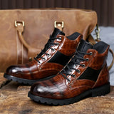 Afonso - Stiefel aus Krokodilleder