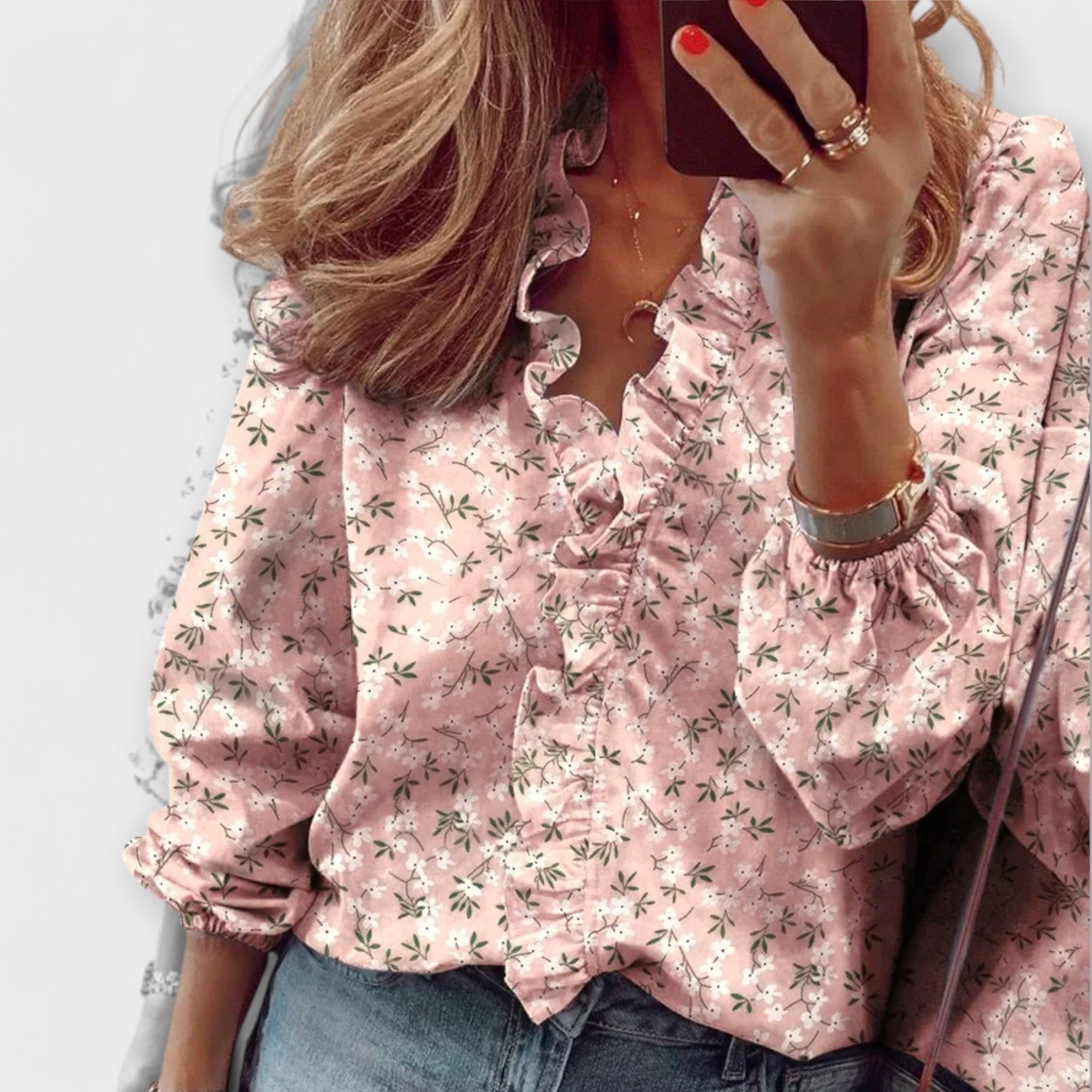 Amie – Blusa Elegante con Encaje
