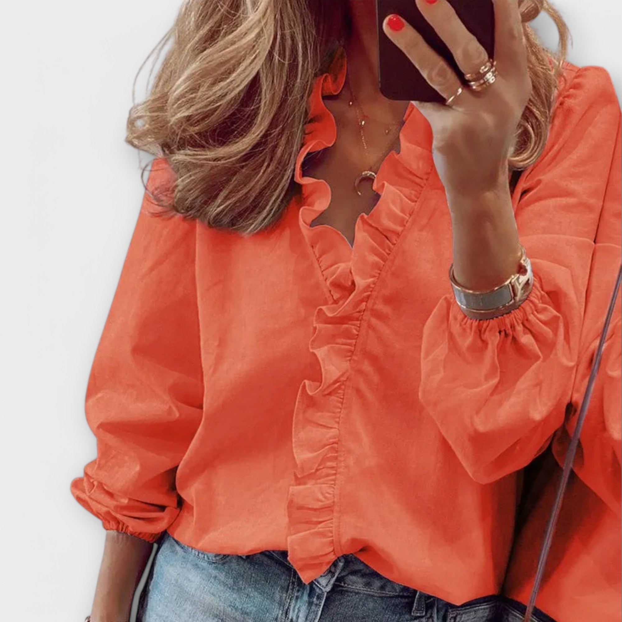 Amie – Blusa Elegante con Encaje