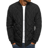 David - Baumwolljacke mit Rautenmuster