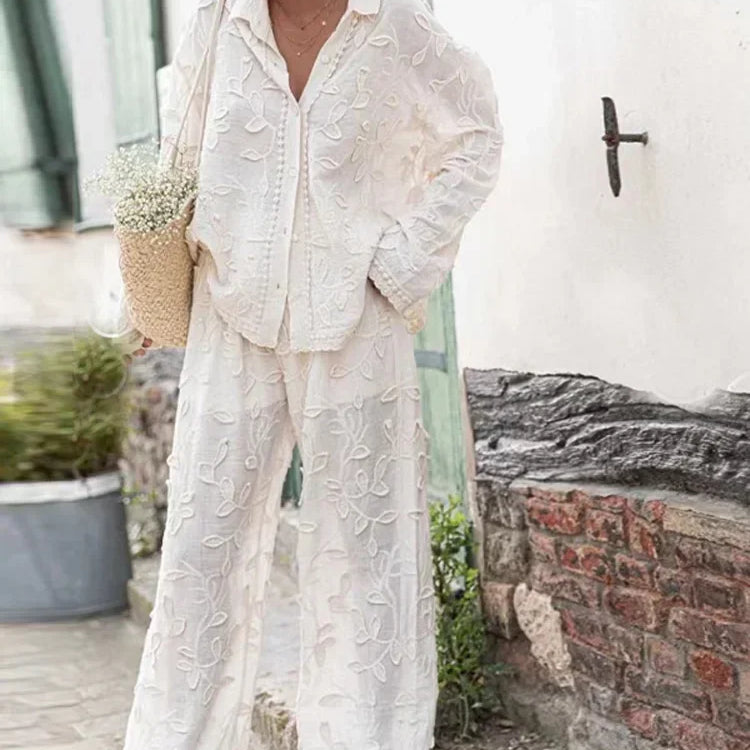 Elegantni set pantalona sa dugim rukavima