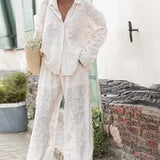 Elegantan set pantalona sa dugim rukavima