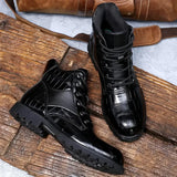 Afonso - Stiefel aus Krokodilleder