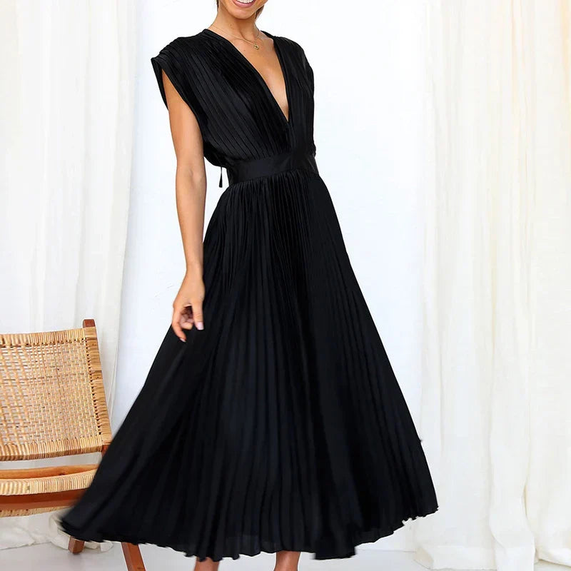 Hedviga - Vestido elegante sin mangas para mujeres