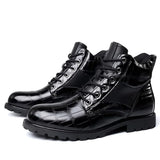 Afonso - Stiefel aus Krokodilleder