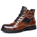 Afonso - Stiefel aus Krokodilleder