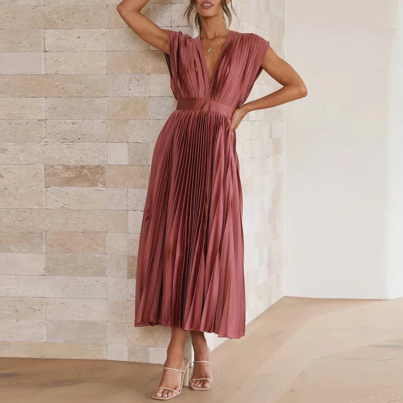 Hedviga - Vestido elegante sin mangas para mujeres