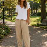 Maja - Pantalones de lino