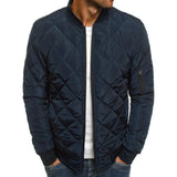 David - Baumwolljacke mit Rautenmuster