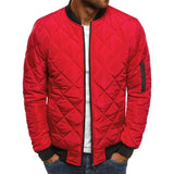 David - Baumwolljacke mit Rautenmuster