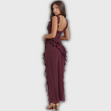 Lara - Vestido Maxi Estilizado con Fenda
