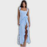 Lara - Vestido Maxi Estilizado con Fenda
