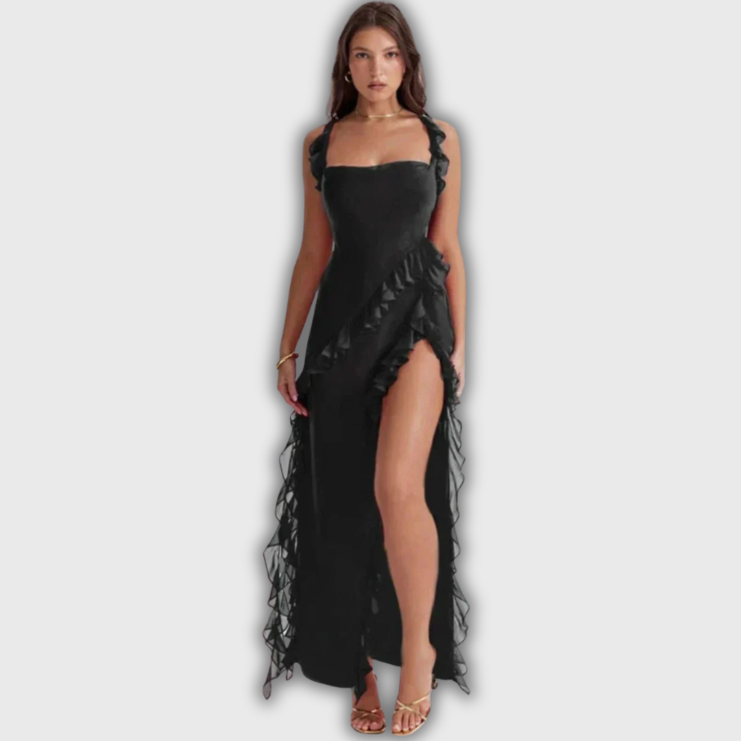 Lara - Vestido Maxi Estilizado con Fenda