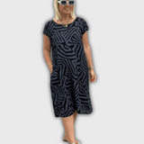 Camille - Vestido de verano con escote redondo