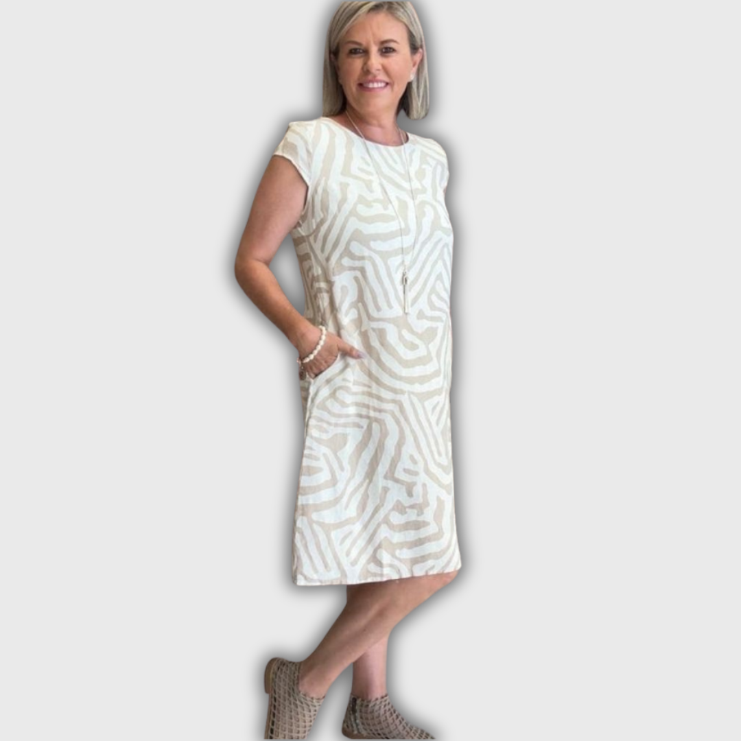 Camille - Vestido de verano con escote redondo