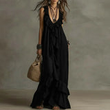 Fabiana - Vestido boho con volantes