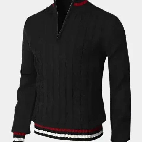 William™ | Suéter Básico de Cuello Alto