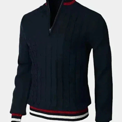 William™ | Suéter Básico de Cuello Alto