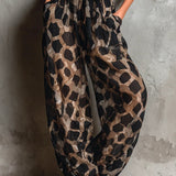 Lirio - Mono Largo de Chiffon con Escote Halter para Mujeres