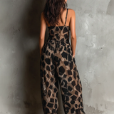 Lirio - Mono Largo de Chiffon con Escote Halter para Mujeres