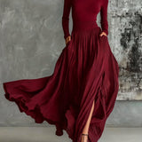 Soraja - Set plisirane suknje i crne uske majice sa dugim rukavima