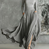 Soraja - Set plisirane suknje i crne uske majice sa dugim rukavima