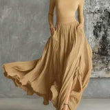 Soraja - Set plisirane suknje i crne uske majice sa dugim rukavima