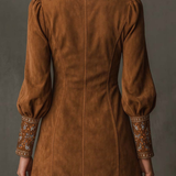 Clara | Kratka haljina od imitacije antilopa