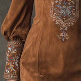 Clara | Kratka haljina od imitacije antilopa