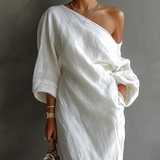 Elise™ | Vestido maxi asimétrico y elegante