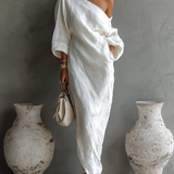 Elise™ | Vestido maxi asimétrico y elegante