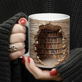 Taza de biblioteca encantadora "Activada por el calor"