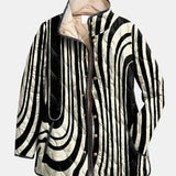 Grafisches Zebra Sylvie Steppjacke