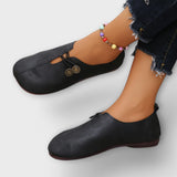 Leder Ballerinas