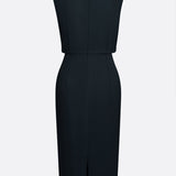 María™ | Elegante vestido midi con detalles drapeados
