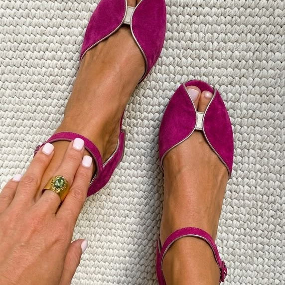 Olivia | Sandalias Elegantes en Color Salvia