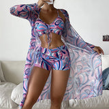 Laluna® | 3-teiliges Bikini-Set mit Muster