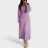 Jocelyn - Vestido de Punto Estilizado con Detalle en la Cintura