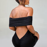 Tindra | Elegantes Maxikleid im Bardot-Stil