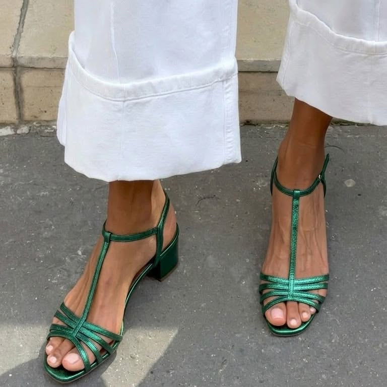 Allegra | Sandalias Doradas Elegancia Diaria